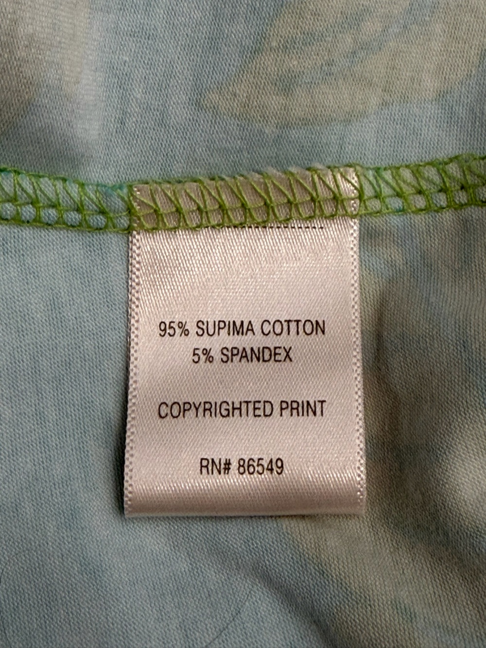 Tommy Bahama Summer Dress Green Teal Floral Strapless Supima Cotton XS - Picture 8 of 9